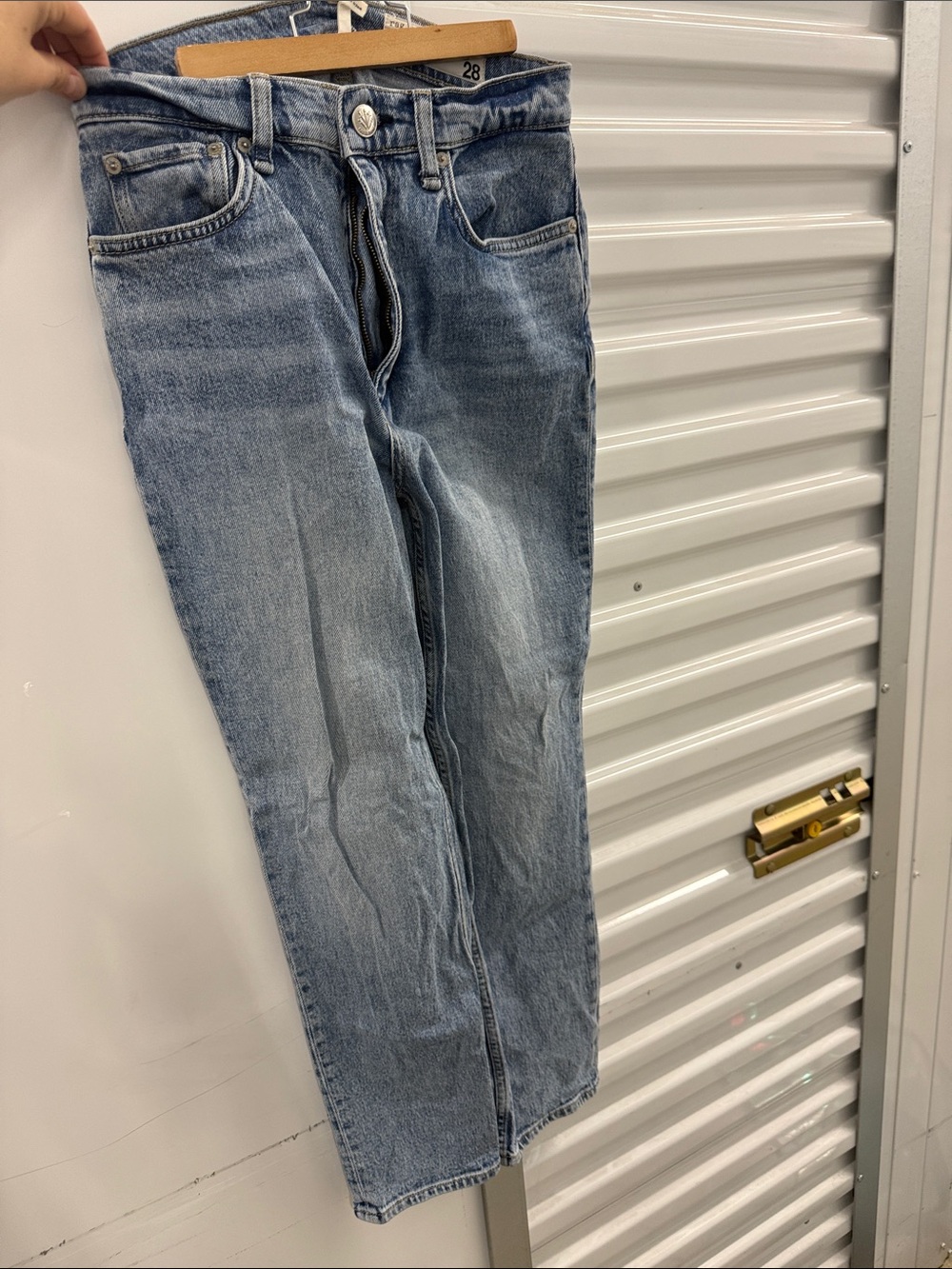 Rag & Bone Classic Light Wash Jeans - Light Blue